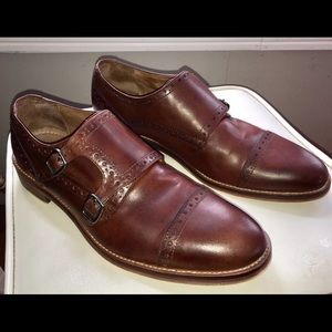 Men’s dress shoes brown leather 9.5 Johnston Murph